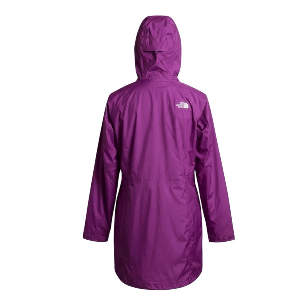 The North Face Venture 2 Women Rain Jacket Hooded Small Wine DryVent Waterproof - Picture 2 of 4